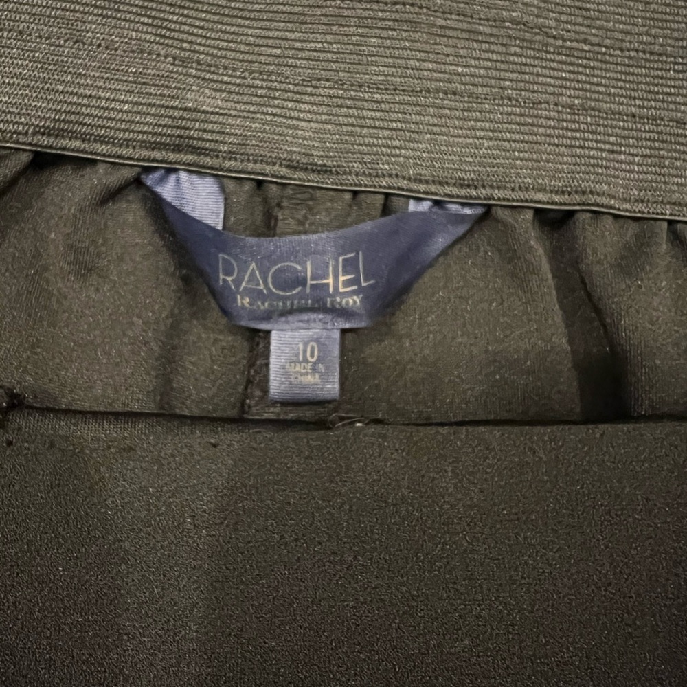 Rachel Roy black slacks with lace - Picture 5 of 7